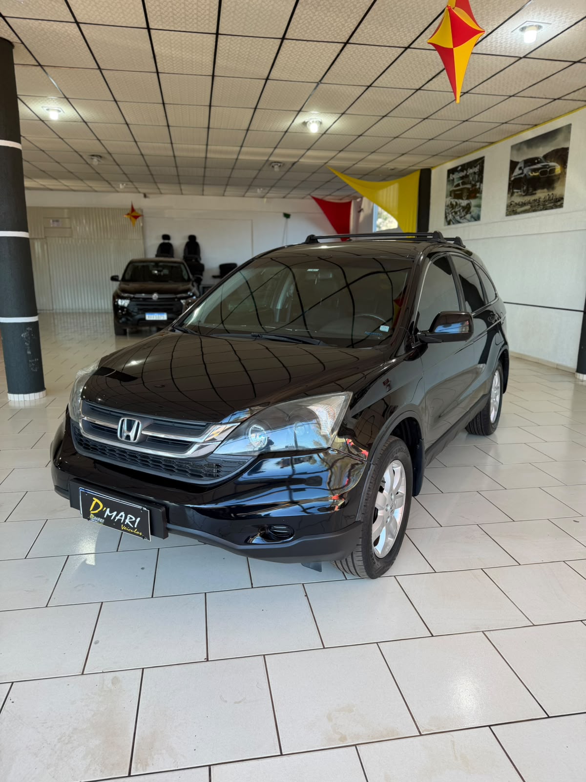 🚙 Honda CR-V Preta — bancos em couro, automático, impecável! — foto 2