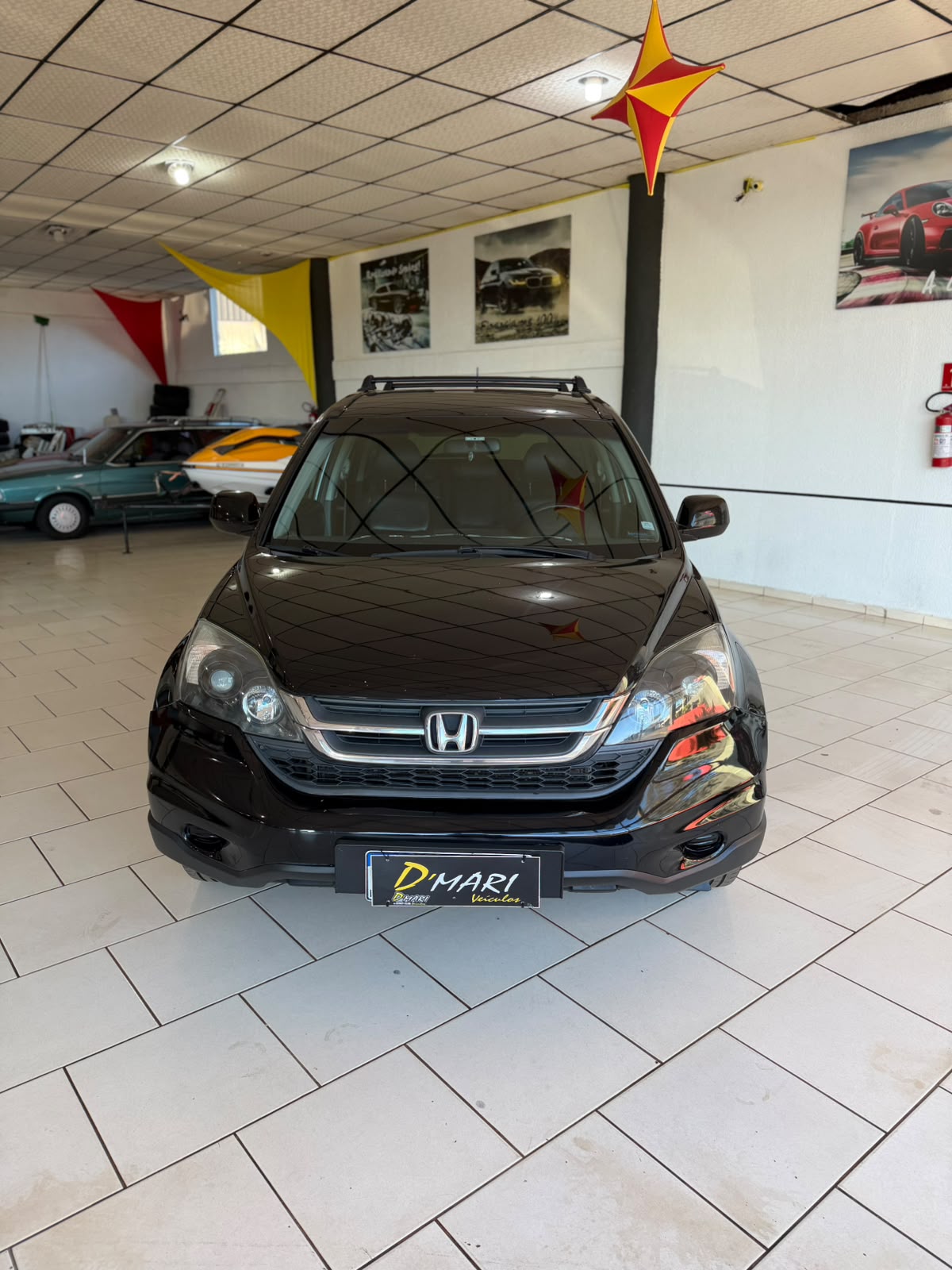 🚙 Honda CR-V Preta — bancos em couro, automático, impecável! — foto 3